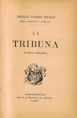 Se publica "La tribuna" de Pardo Bazán