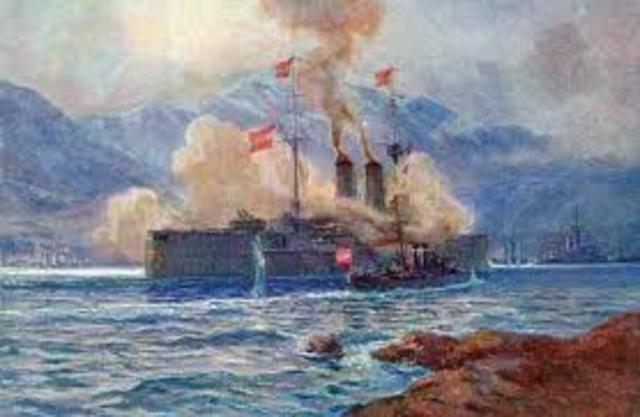 King of Denmark blows up his Naval Fleet