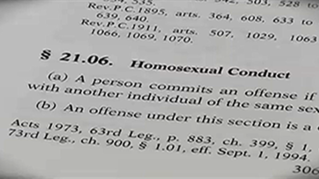 "Homosexual Conduct" law