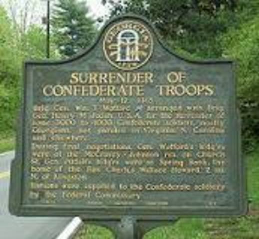 Confederates surrender