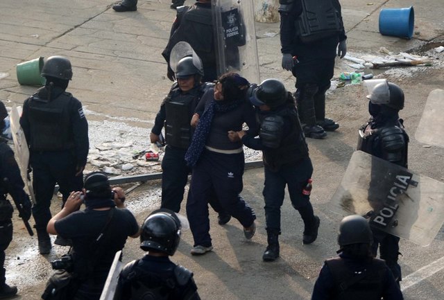 Enfrentamiento en Oaxaca.