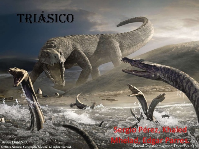 Periodo Triasico(era mesozoica)