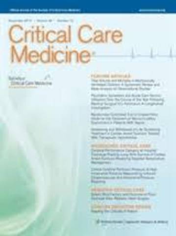 Revista “Critical Care Medicine”