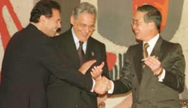 Se firma la paz definitiva con el Perú