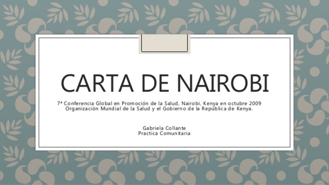 Declaración de Nairobi
