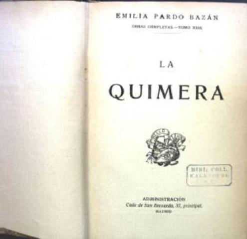 Se publica "La quimera" de Pardo Bazán