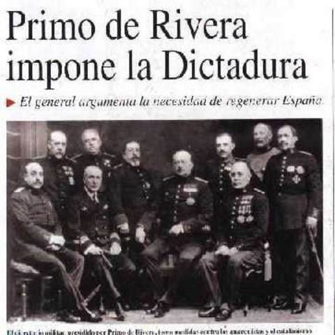 Golpe de estado de Primo de Rivera