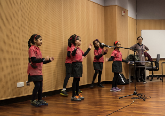 I got an award for the Chinese Singing Competition (Award of Creativity)