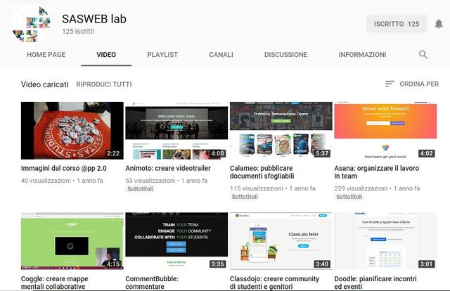 CARICAMENTO VIDEO SU YOUTUBE