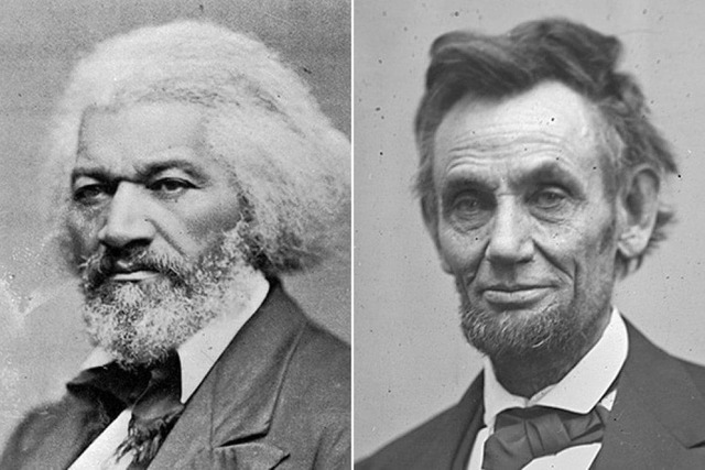 Lincoln Meets With Fredrick Douglass