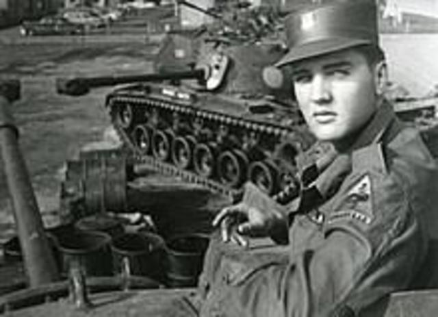 Elvis Presley was drafted in the army