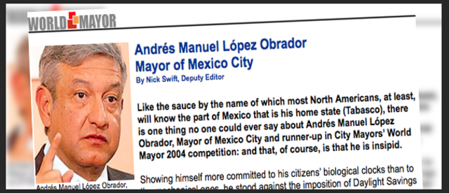 Mejor alcalde del  mundo