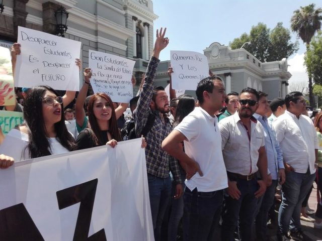 Presencia de la FEU ante las desapariciones.