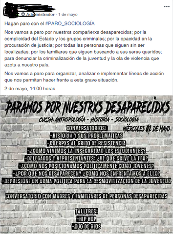 Paro activo, comienzo.