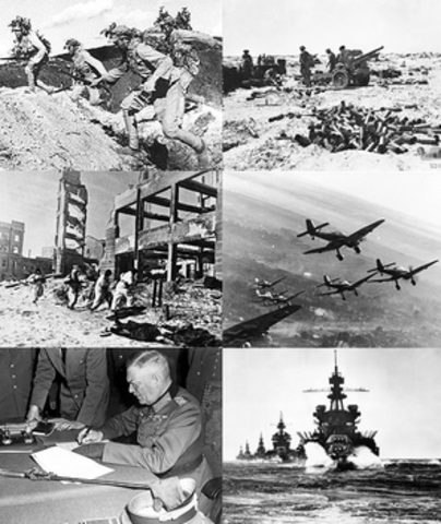 Second world war begins