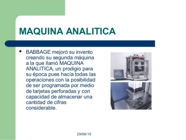 LA MAQUINA ANALITICA