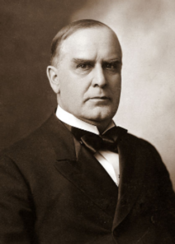 President William McKinley is assassinated