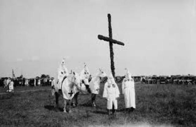 Ku Klux Klan is formed