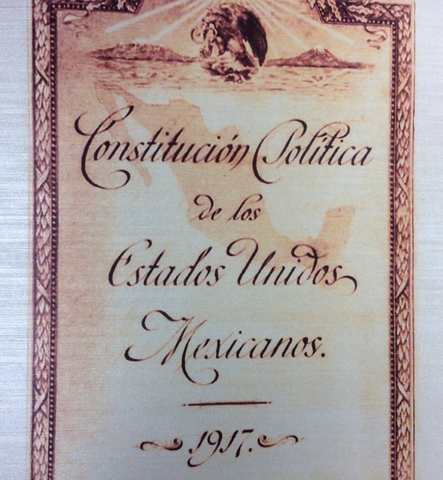 CONSTITUCIÓN POLÍTICA DE LOS ESTADOS UNIDOS MEXICANOS 1917.