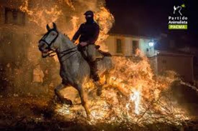 Denuncian el festejo Luminarias