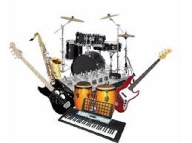 instrumentos del rock and roll