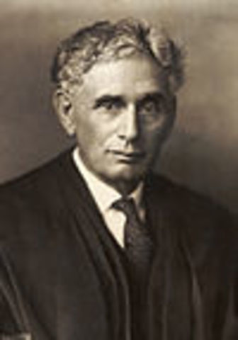 Louis Brandeis Confirmed As Associate Justice