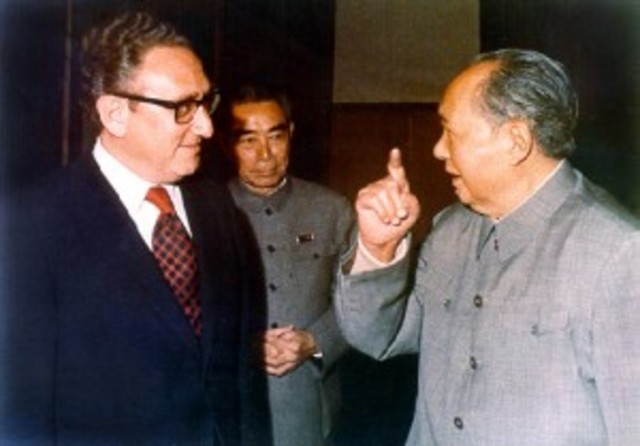 Histórica entrevista del líder chino Mao Zedong con el presidente norteamericano Richard Nixon.