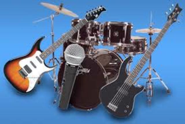 instrumentos del pop rock