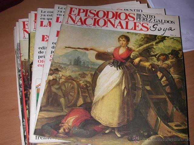 Publicación de los Episodios Nacionales de Benito Pérez Galdós