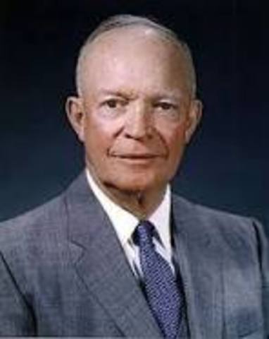 Dwight D. Eisenhower becomes President