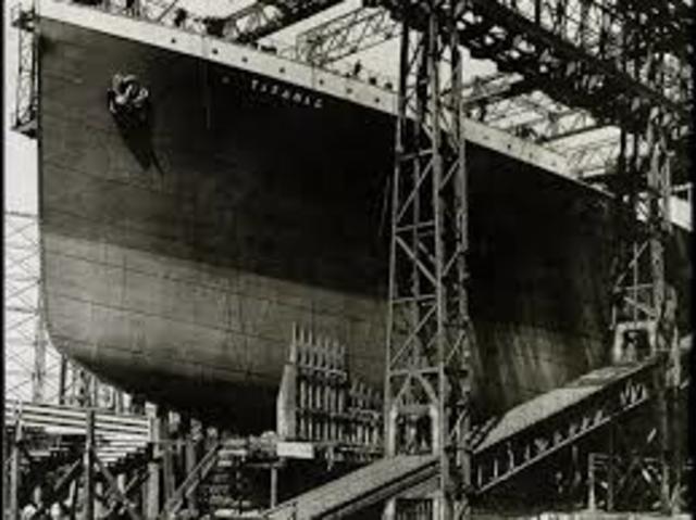 construction of titanic