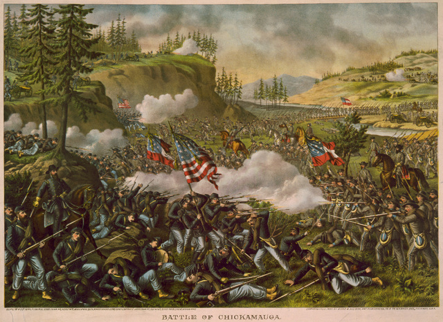 The Battle of Chickamauga Creek