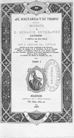Publicación de El "solitario" y su tiempo