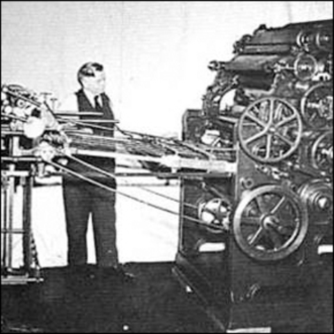 Ira Rubel inventa o offset.