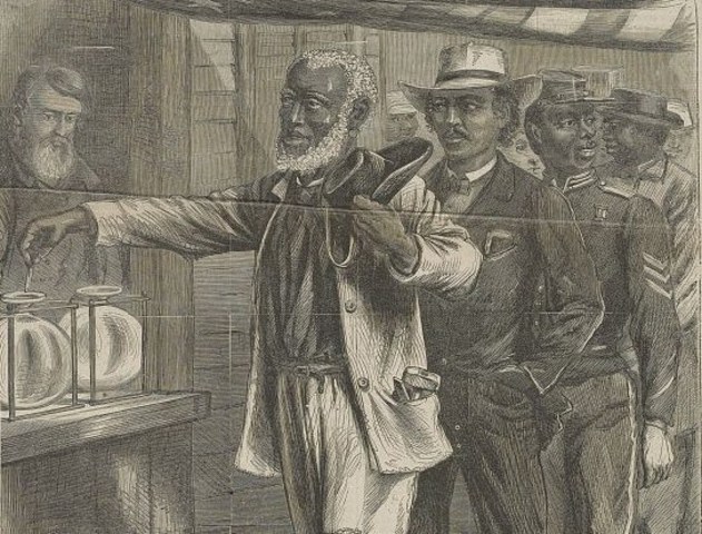 Blacks gain the Right to vote in D.C.