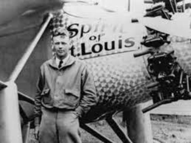 The Spirit of St.Louis ends its flight
