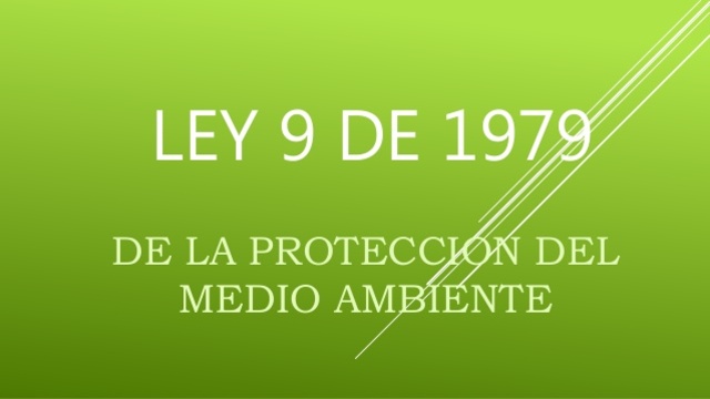Ley 9 de 1979