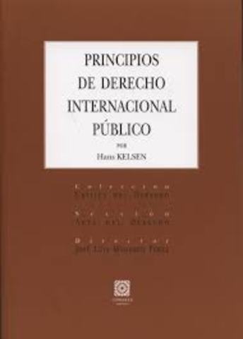 Publica "Principios de DERECHO internacional público"