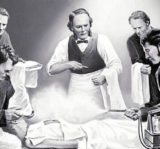 Surgimiento de la asepsia.