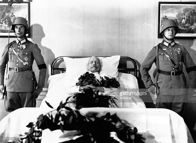 Death of German President von Hindenburg