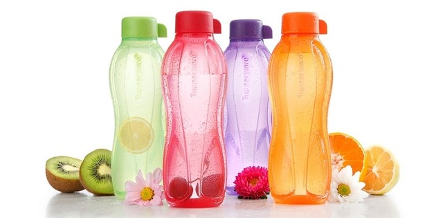 Primera botella de plástico