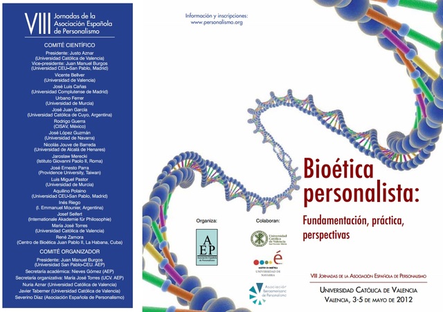 Corriente Filosófica, Bioética personalista.