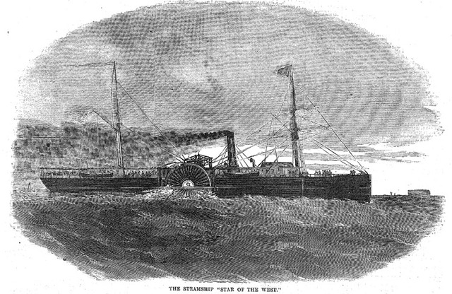 Star of the West is Unable to Reach Fort Sumter