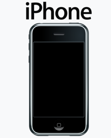 First Smartphone from Apple: Iphone (1st Generation)