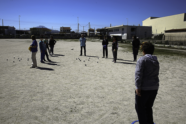 Πετάνκ στο Γυμνάσιο Βραχατίου