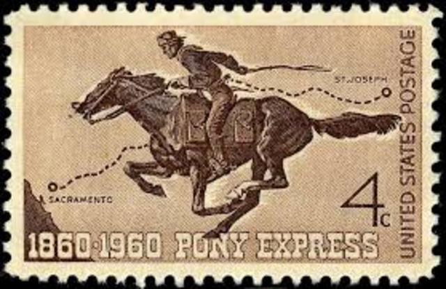The Pony Express Begins