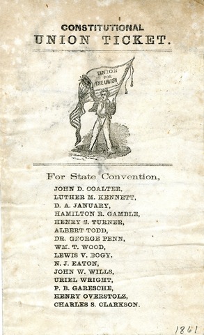 Forming of the Constitutional Union Party