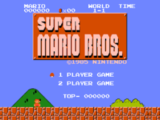 Se lanza el Videojuego Super Mario Bros