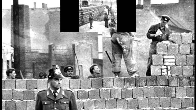 Construcción del muro de Berlín 1961