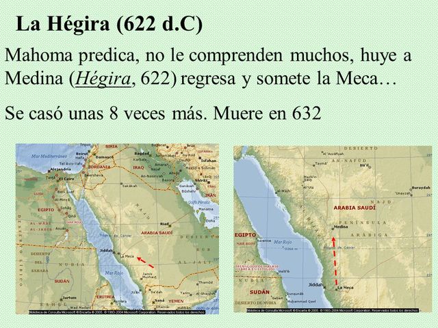 mahoma lleva a cabo el hegira